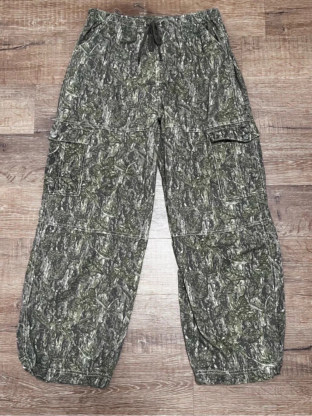 Camo Wide Leg Cargo Pants Cotton By Almost Famous Size Medium